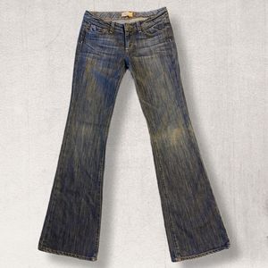 Vintage Paige Premium Denim Laurel Canyon Low Rise Hip Hugger Flare